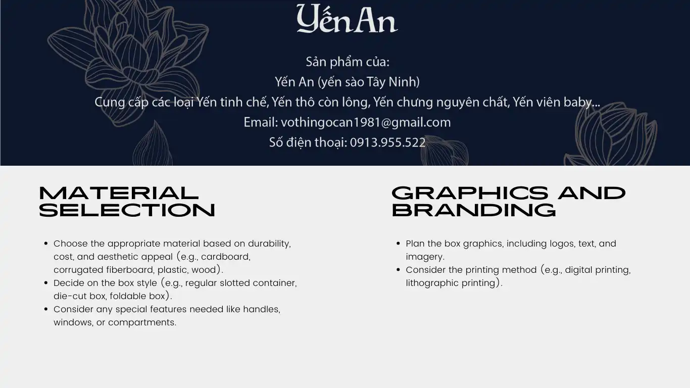 Thiết kế Logo Yến sào Yến An