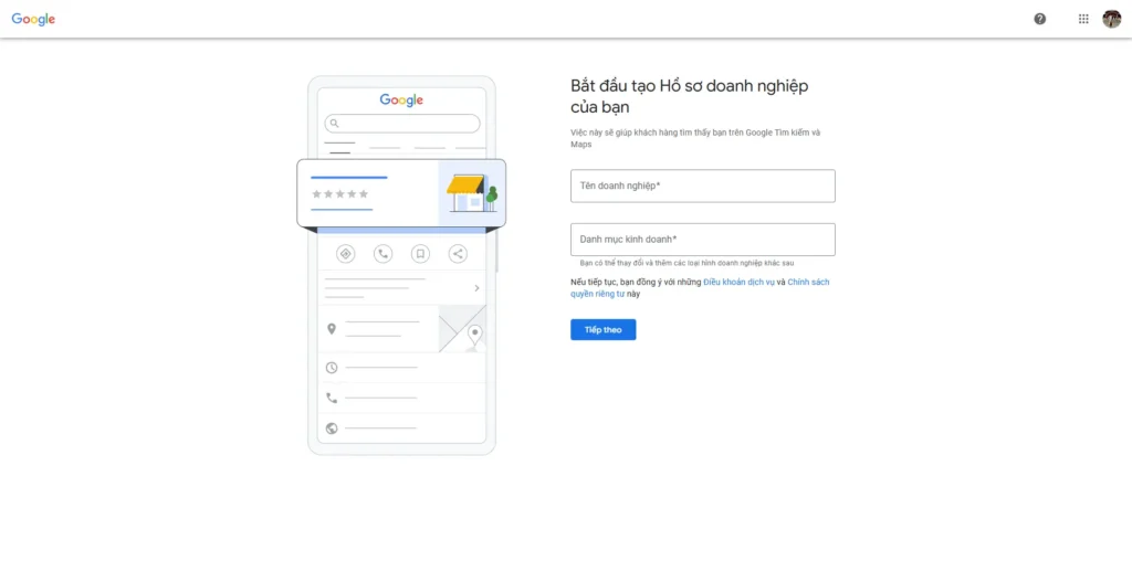 Dua doanh nghiep cua ban len Google 8