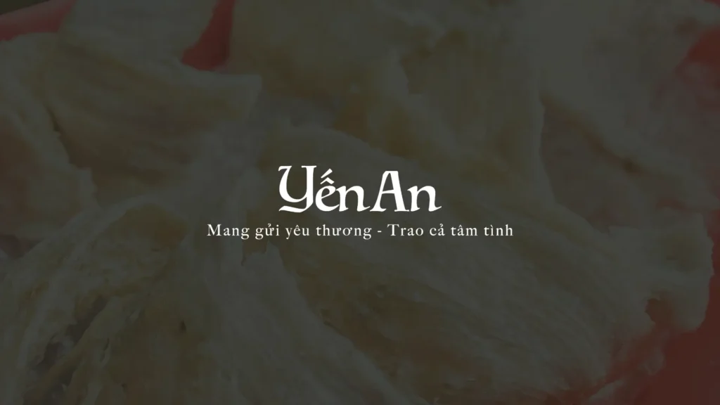 Thiết kế Logo Yến sào Yến An