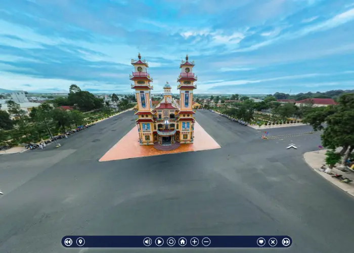 Tòa Thánh VR360 – Khám Phá Thánh Địa Đạo Cao Đài Tây Ninh Qua Công Nghệ Thực Tế Ảo 2 toa thanh vr360 kham pha thanh dia dao cao dai 3