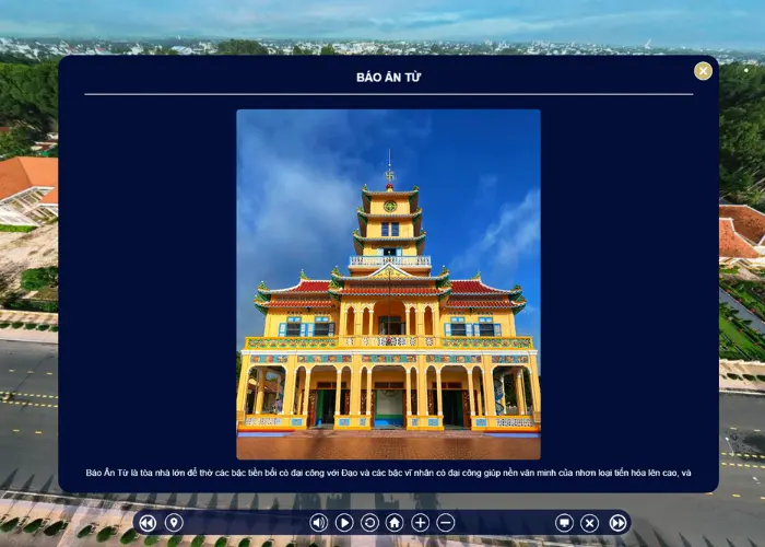 Tòa Thánh VR360 – Khám Phá Thánh Địa Đạo Cao Đài Tây Ninh Qua Công Nghệ Thực Tế Ảo 3 toa thanh vr360 kham pha thanh dia dao cao dai 4
